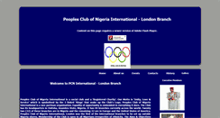 Desktop Screenshot of peoplesclubofnigeriaintlondon.org